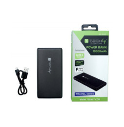 Techly 362541 Power Bank 10 000 mAh 1x USB-C 2x USB-A 2.1A