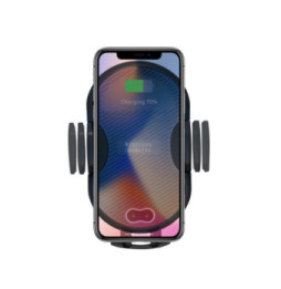 Techly 108781 Uchwyt automatyczny do telefonu z ładowarką Qi 10W