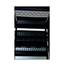 Szafa Rack 19 15U 600x600 Audio/Video stojąca czarna