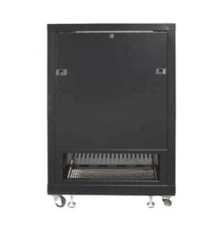 Szafa Rack 19 15U 600x600 Audio/Video stojąca czarna