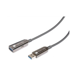 Kabel USB 3.0 optyczny przedłużacz USB-A na USB-A M/F 20m