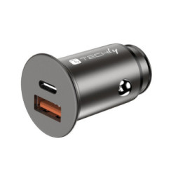 Techly 365399 Samochodowa ładowarka USB-C PD & USB-A 38W