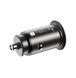 Techly 365399 Samochodowa ładowarka USB-C PD & USB-A 38W