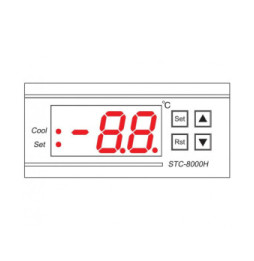 Panel chłodzący 2x23W Rack 19 1U wewnętrzny, termostat LED