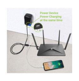 Zasilacz 230V uniwersalny 7.2W/0.6A 3-12V 6 wtyków DC i USB