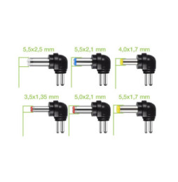 Zasilacz 230V uniwersalny 7.2W/0.6A 3-12V 6 wtyków DC i USB