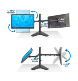 Ramię biurko 2XLCD 17-32 stand