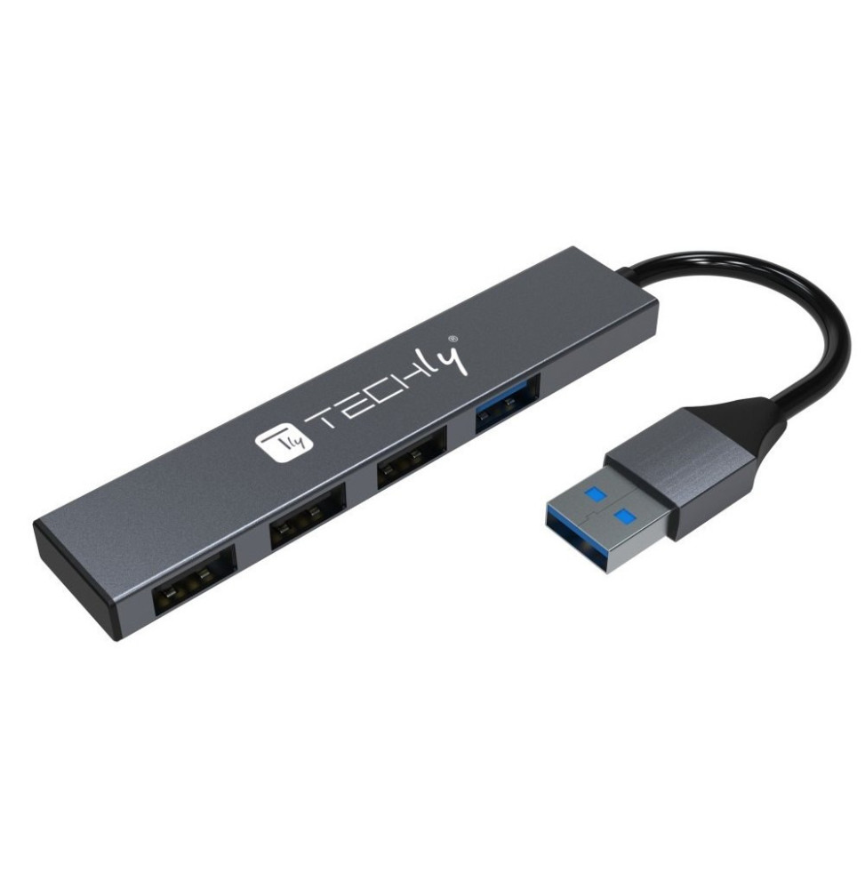 Hub USB 4-portowy 3x USB 2.0  1x USB 3.2 Gen1