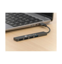 Hub USB 4-portowy 3x USB 2.0  1x USB 3.2 Gen1