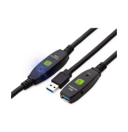 Kabel USB 3.0 przedłużacz aktywny USB-A na USB-A M/F 10m