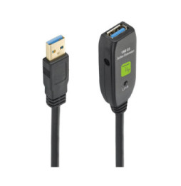 Kabel USB 3.0 przedłużacz aktywny USB-A na USB-A M/F 10m