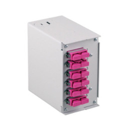 Panel do przełącznicy DIN Techly, 6x SC Duplex/LC Quad