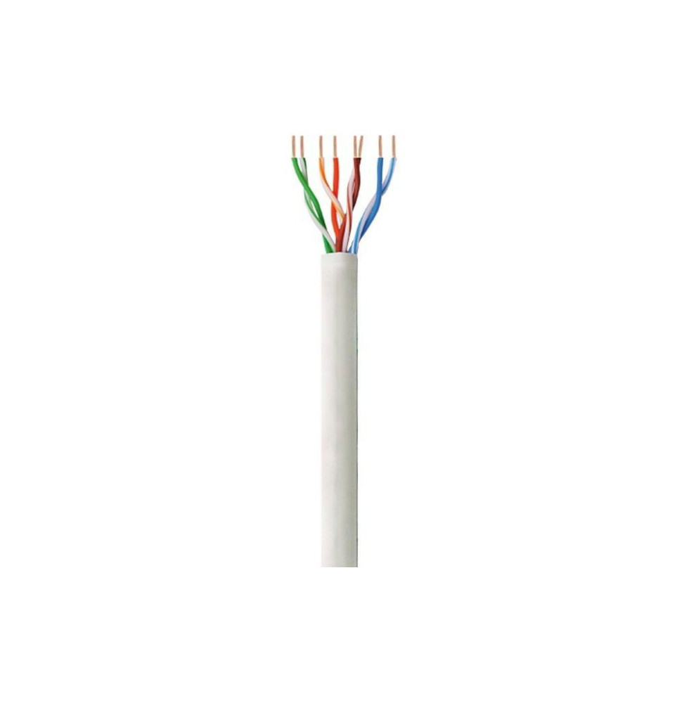 Kabel skrętka cat5e UTP drut 305m 100% CU szary