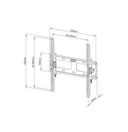 Techly 301269 Wieszak TV 23-55" ścienny uchylny - B2B Netinet