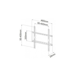 Techly 020621 Wieszak TV 23-55" ścienny slim - B2B Netinet
