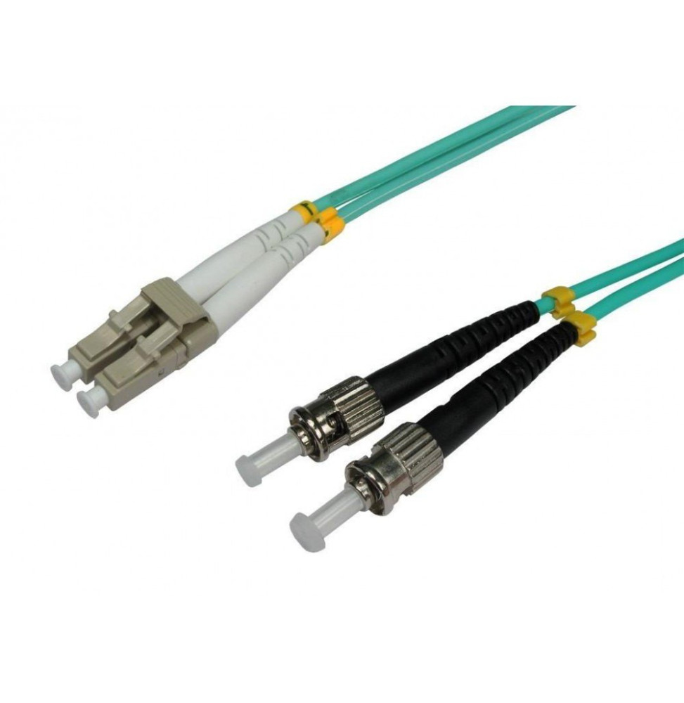 Patchcord światłowodowy LC/UPC-ST/UPC Duplex OM3 20m