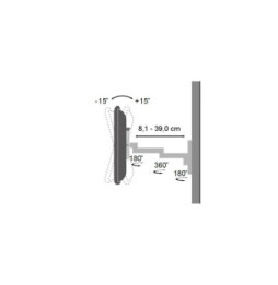 Techly 301481 Wieszak TV 13-30" ścienny obrotowy - B2B Netinet