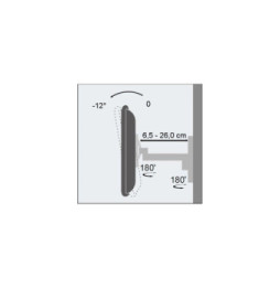Techly 301443 Wieszak TV 13-37" ścienny obrotowy - B2B Netinet