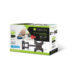 Techly 301450 Wieszak TV 19-37" ścienny obrotowy - B2B Netinet