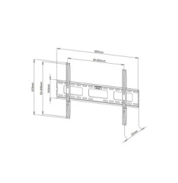 Techly 301320 Wieszak TV 40-65" ścienny slim - B2B Netinet