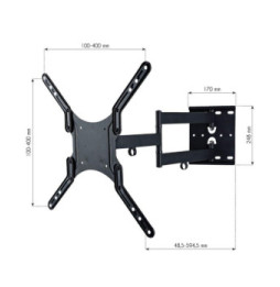 Techly 308893 Wieszak TV 23-55" ścienny obrotowy - B2B Netinet