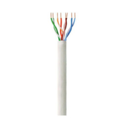 Kabel skrętka Cat5e UTP drut 305m CCA szary