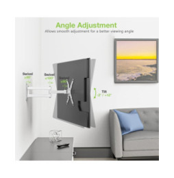 Techly 023851 Wieszak TV 23-55" ścienny obrotowy - B2B Netinet