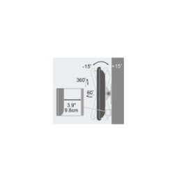 Techly 023868 Wieszak TV 13-30" ścienny obrotowy - B2B Netinet