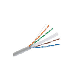Kabel skrętka Cat6 UTP drut 305m 100% CU szary