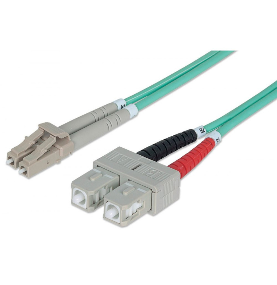 PatchCord Światłowodowy OM3 50/125 MM LC-SC Duplex 15m