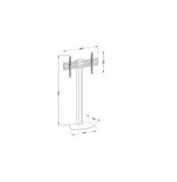 Stojak lcd 32'-55' 40KG