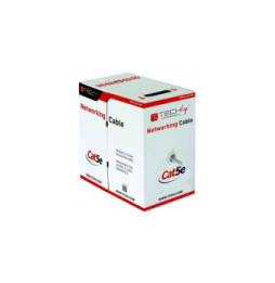 Kabel skrętka Cat5e FTP drut 305m CCA czarny zew.