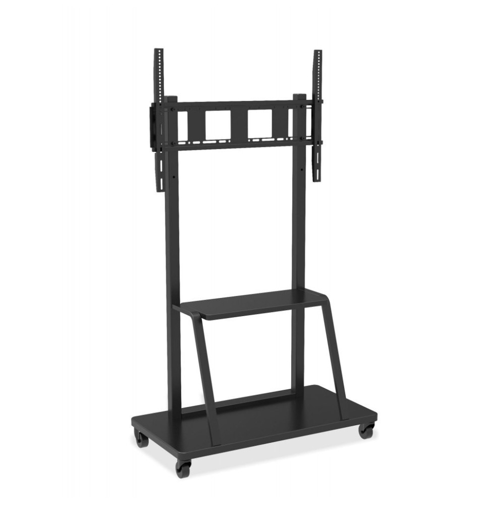 Stojak mobilny do telewizora 55-100" z dwoma półkami