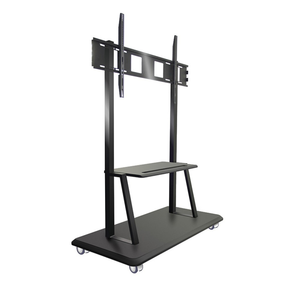 Stojak mobilny do telewizora 55-120" z dwoma półkami