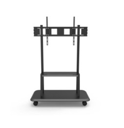 Stojak mobilny do telewizora 55-120" z dwoma półkami