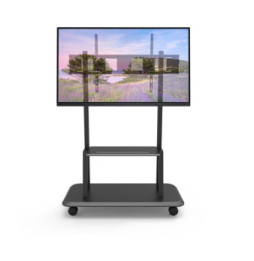 Stojak mobilny do telewizora 55-120" z dwoma półkami