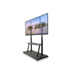 Stojak mobilny do telewizora 55-120" z dwoma półkami