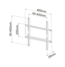 Techly 023813 Wieszak TV 23-55" ścienny slim - B2B Netinet