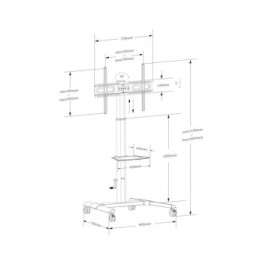 Stojak lcd 32'-70' 40KG reg