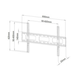 Techly 107722 Wieszak TV 40-65" ścienny slim - B2B Netinet