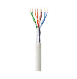Kabel skrętka Cat5e F/UTP drut LSZH 305m 100% CU szary