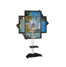 Stojak lcd 37-70' lux reg biał