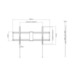 Techly 107210 Wieszak TV 43-90" ścienny slim - B2B Netinet