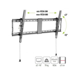 Techly 105421 Wieszak TV 43-90" ścienny uchylny - B2B Netinet