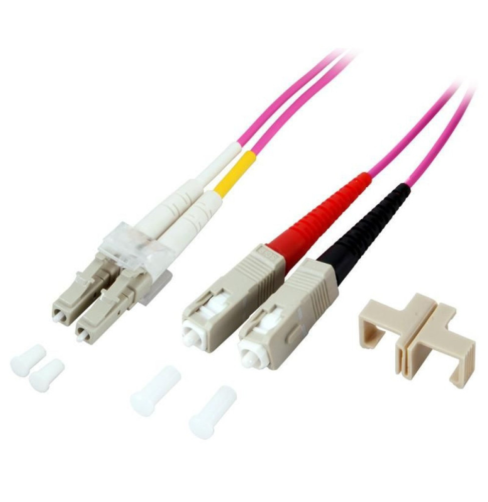 Fiber lc/sc upc/upc dx 5M OM4