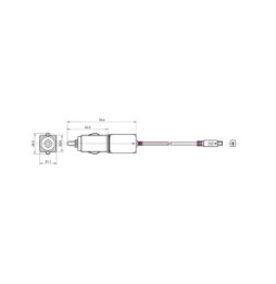 Techly 301047 Ładowarka samochodowa Micro-USB 5W/1A