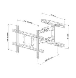 Techly 308879 Wieszak TV 40-65" ścienny obrotowy - B2B Netinet