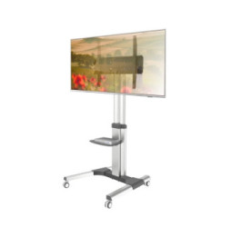 Stojak mobilny do telewizora 50-92" z półką i reg. kąta