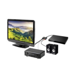 Ekstraktor audio SPDIF 5.1CH, analog RCA 2CH z HDMI 4K60Hz