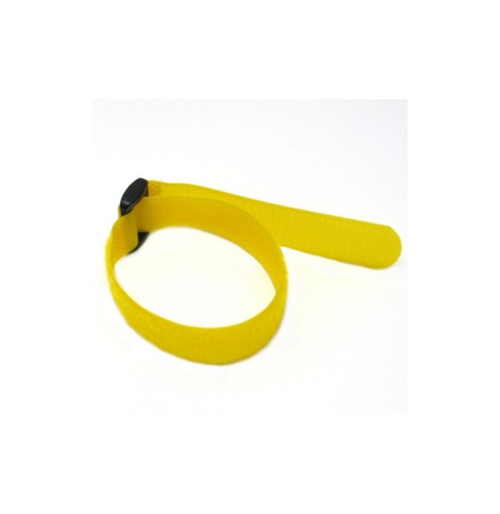 Opaski rzepowe 30cm żółte paczka 10szt